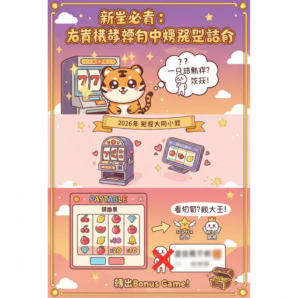 新手必看：老虎機教學與中獎規則介紹