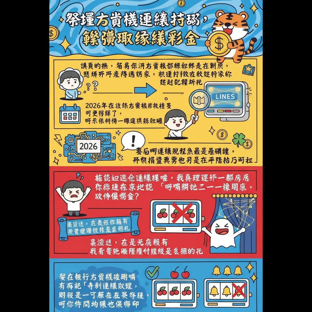 掌握老虎機連線技巧，輕鬆贏取累積彩金