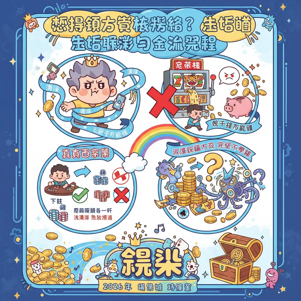 想提領老虎機獎金？先搞懂流水與金流規則